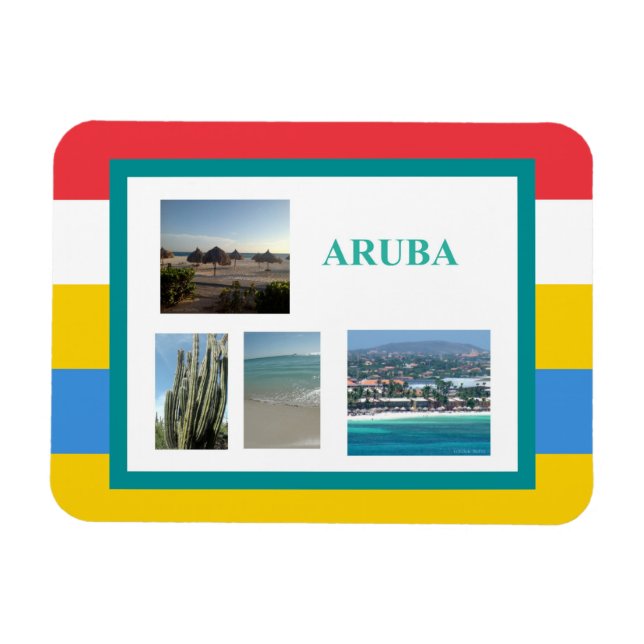 Imán Aruba (Horizontal)