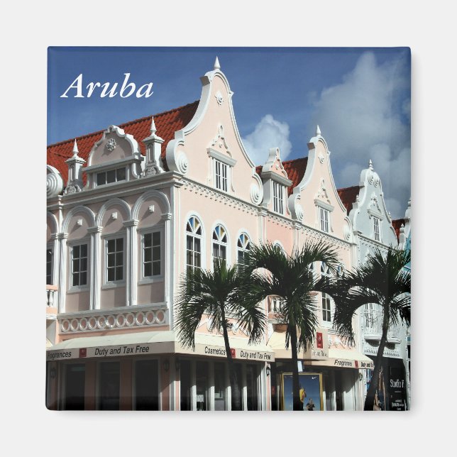 Imán Aruba, Oranjestad, Caribe (Frente)