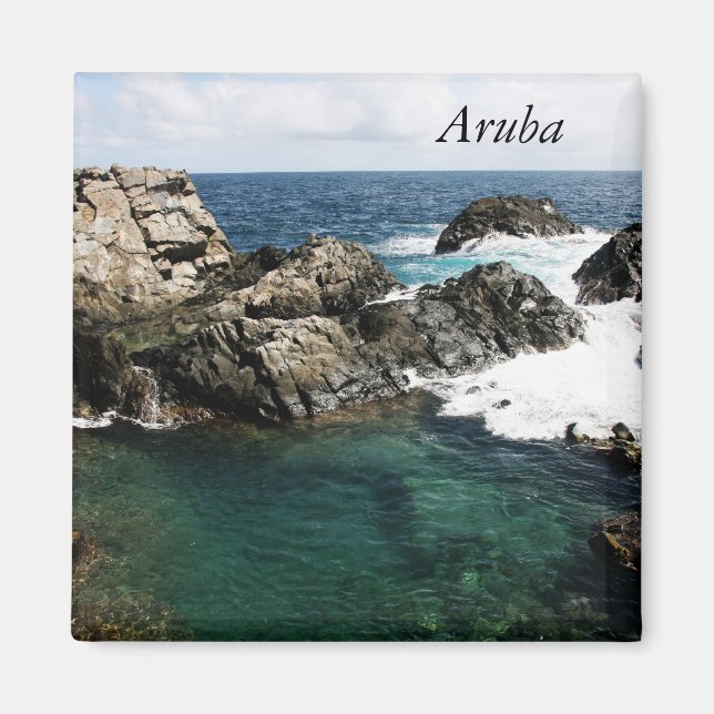 Imán Aruba, piscina natural (Frente)