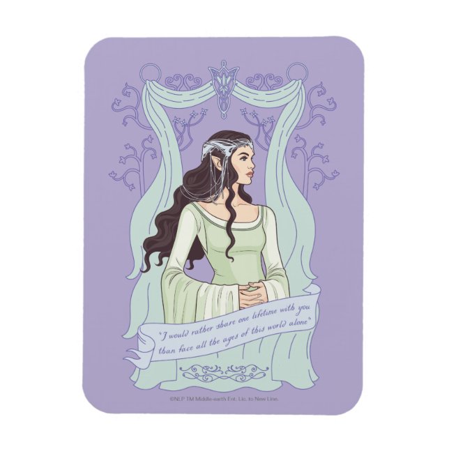 Imán ARWEN™ "Comparte una vida contigo" Gráfico (Vertical)