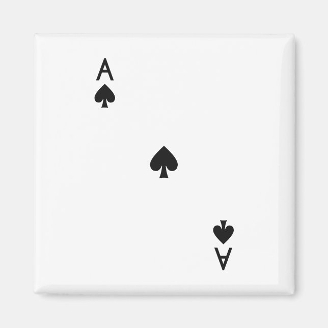 Imán As Of Spades Real Flush Disstume Halloween Playas (Frente)