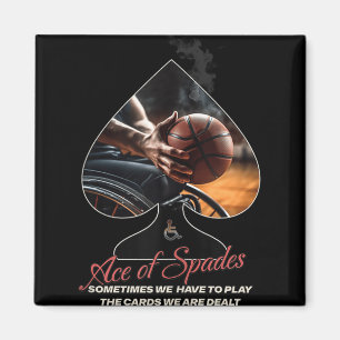 Imán As Of Spades Silla De Ruedas Basketball Tank Top