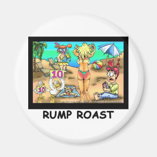 Imán Asado de trasero de bikini Camisetas y regalos div