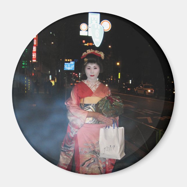 Imán Asakusa Geisha Neo Tokyo (Frente)