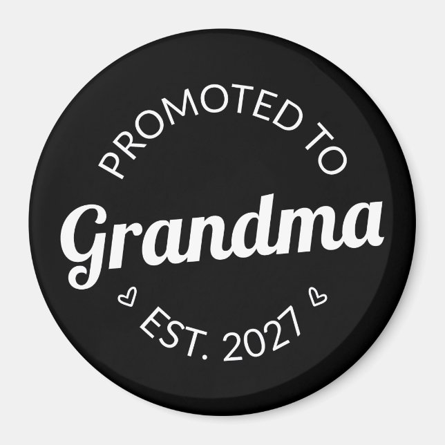 Imán Ascendida a Abuela Desde 2027 Nueva Nana Yo (Frente)