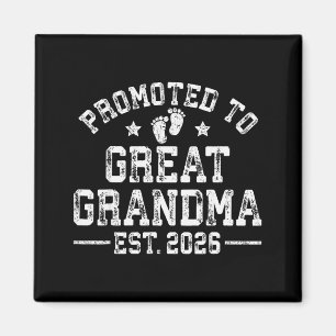 Imán Ascendida a Bisabuela Est 2026 Primera Vez Nueva 