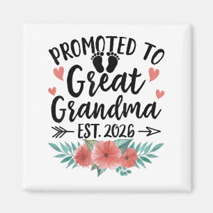 Imán Ascendida a Bisabuela Est 2026 Primera Vez Nueva 