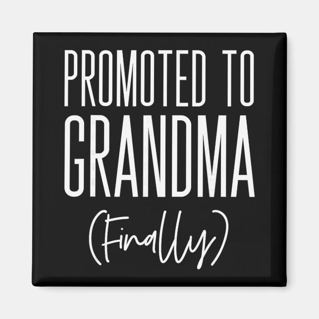 Imán Ascendido a Abuela Finalmente Primera Vez Abuela N (Frente)