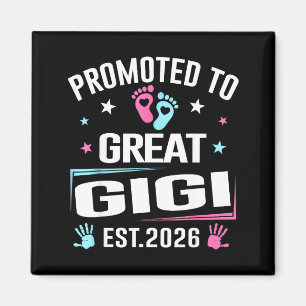 Imán Ascendido a gran Gigi Est 2026 Anuncio de embarazo