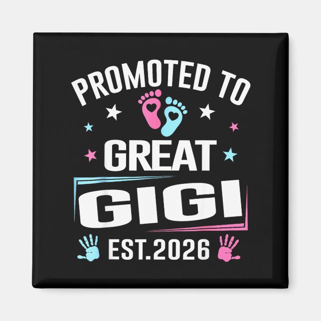 Imán Ascendido a Gran Gigi Est 2026 Anuncio de Embarazo (Frente)