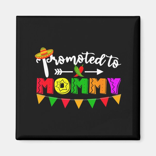 Imán Ascendido a mamá cinco de mayo embarazo (Frente)