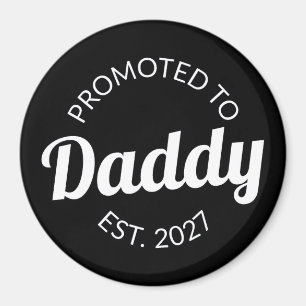 Imán Ascendido a Papá Desde 2027 Nuevo Papá Baby Shower