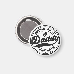 Imán Ascendido a Papá Est 2025 Regalos de Papá para ser
