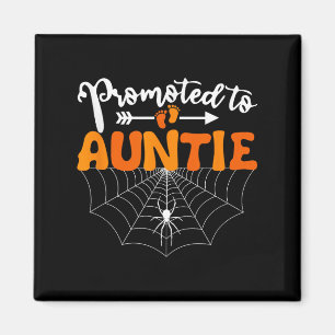 Imán Ascendido a Tía Anuncio de Embarazo de Halloween
