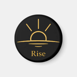 Imán Ascenso — Amanecer minimalista