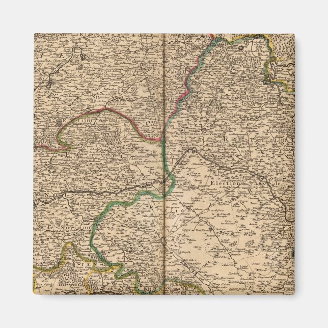 Imán Asentamientos y bosques de Francia 2 (Frente)