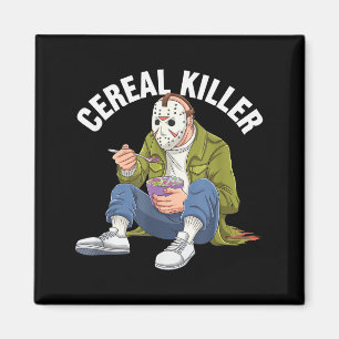 Imán Asesino de Cereales Divertida Máscara de Halloween