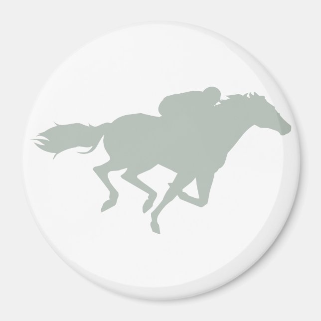 Imán Ash Gray Horse Carreras (Frente)
