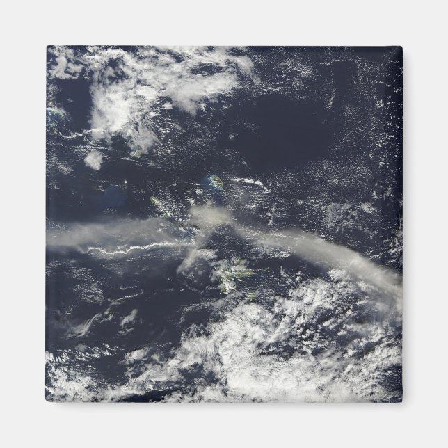 Imán Ash Plume de Soufriere Hills, Montserrat (Frente)