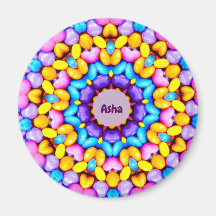 ASHA ~ Fractal del patrón personalizado de Pascua 