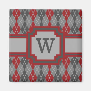 Imán Ashes and Embers Argyle Magnet