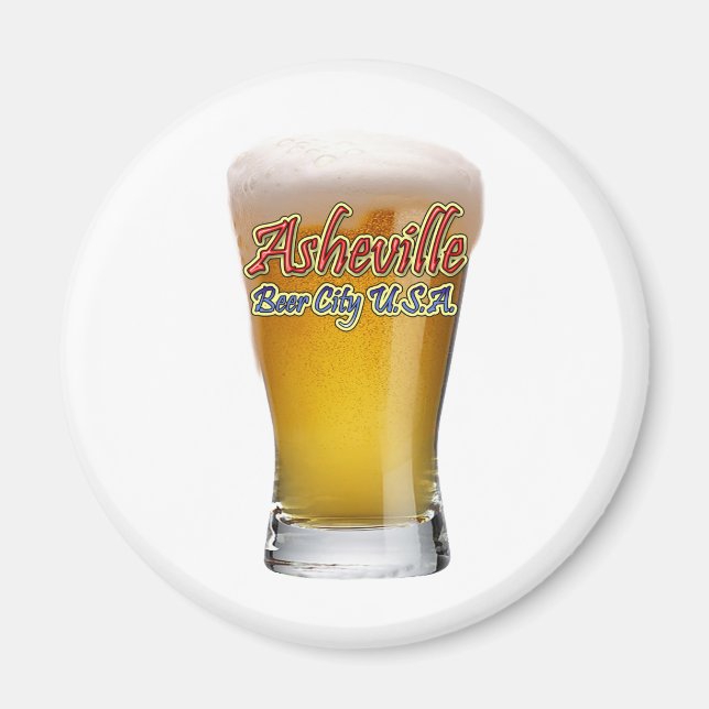 Imán Asheville Beer City USA (Frente)