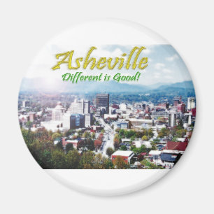 Imán ¡Asheville… diferente es buena!