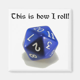Imán Así es como rollo (d20)