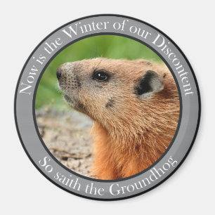 Imán Así que saith the groundhog