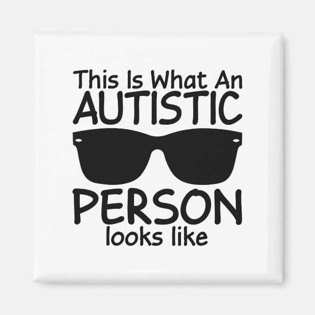 Imán Así Se Ve Un Autismo (Frente)