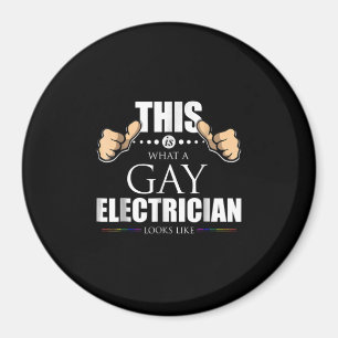 Imán Así Se Ve Un Electricista Gay LGBT