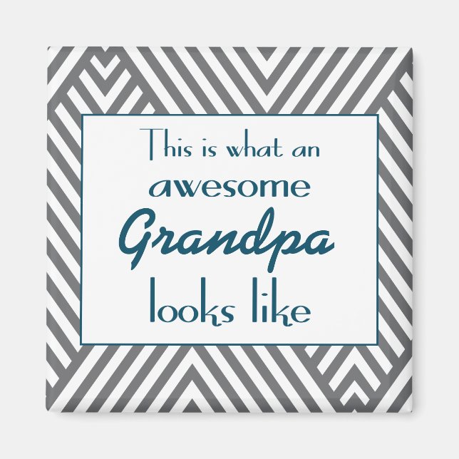 Imán Así Se Ve Un Increíble Abuelo (Frente)