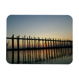 Imán Asia, Birmania (Myanmar) Silueta del puente de U