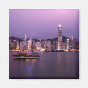 Imán Asia, China, Hong Kong, paisaje urbano de la ciuda