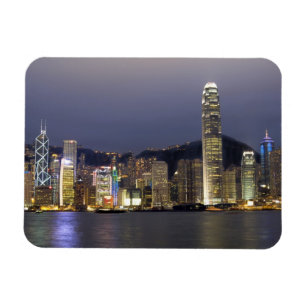 Imán Asia, China, Hong Kong, paisaje urbano de la ciuda
