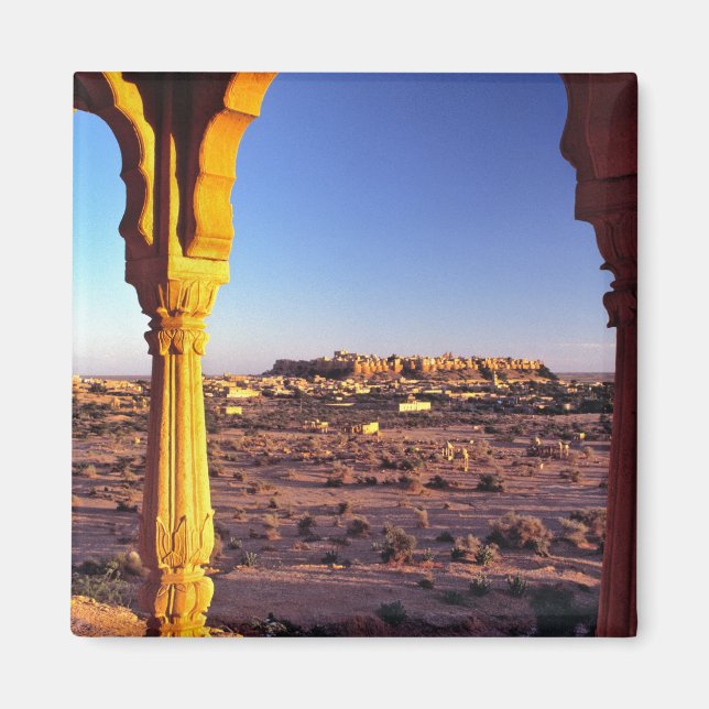 Imán Asia, India, Rajastán, Jaisalmer. Las vistas desde (Frente)