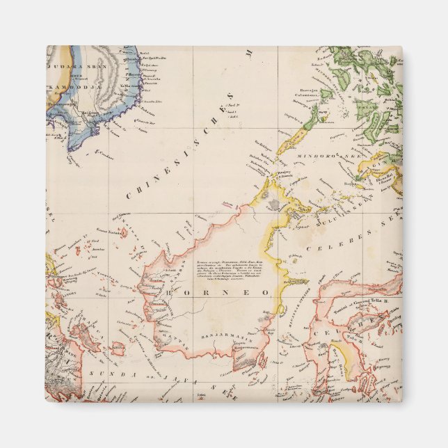 Imán Asia, Indonesia, Filipinas, Indias Orientales (Frente)