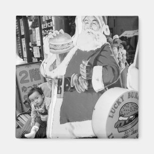 Imán Asia, Japón, Hakodate. Papá Noel en Japón