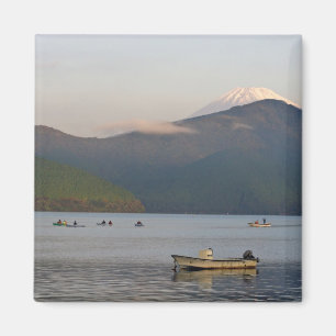 Imán Asia, Japón, Hakone. Vistas tempranas de la mañana