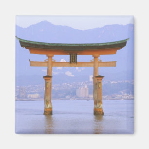 Imán Asia, Japón, Hiroshima. Mivaiima. Torii Gate