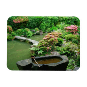 Imán Asia, Japón, Kyoto. Jardín Zen