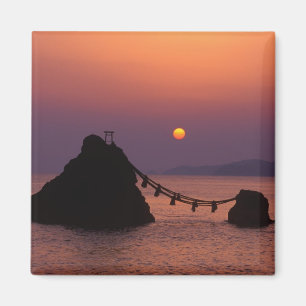 Imán Asia, Japón, Mie, Futamigaura al amanecer