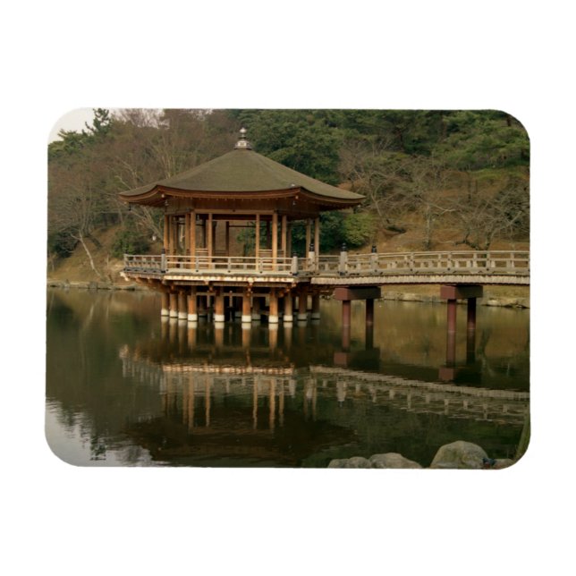 Imán Asia, Japón, Nara, Templo en Nara (Horizontal)