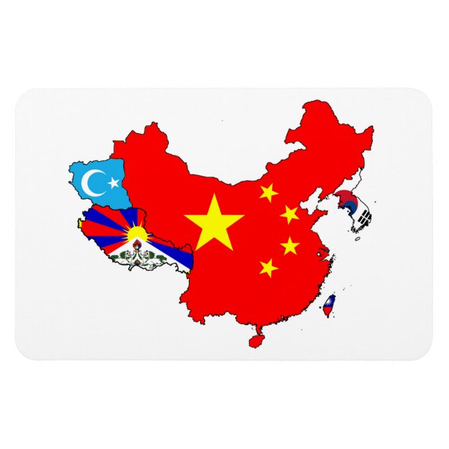 IMÁN ASIA MAP (Horizontal)