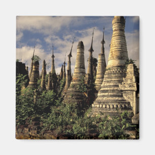 Imán Asia, Myanmar, Lago Inle. Antiguas ruinas de