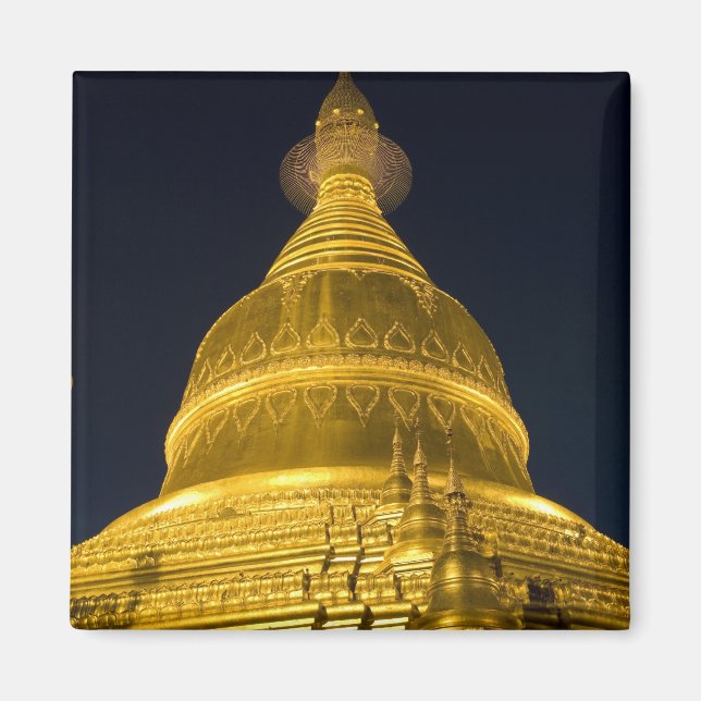 Imán Asia, Myanmar, Rangún, templo budista en (Frente)