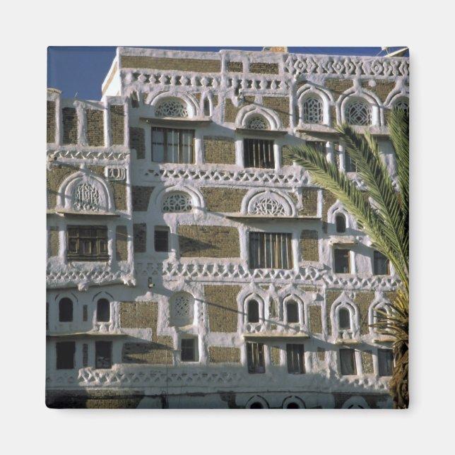 Imán Asia, Yemen, Saná. Casa yemení. (Frente)