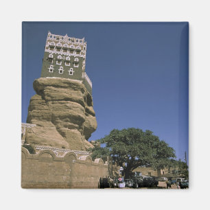 Imán Asia, Yemen, Wadi Dhar. Palacio de Roca, o Dar Al