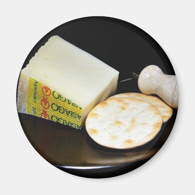 Imán Asiago Pressato Cheese (Frente)