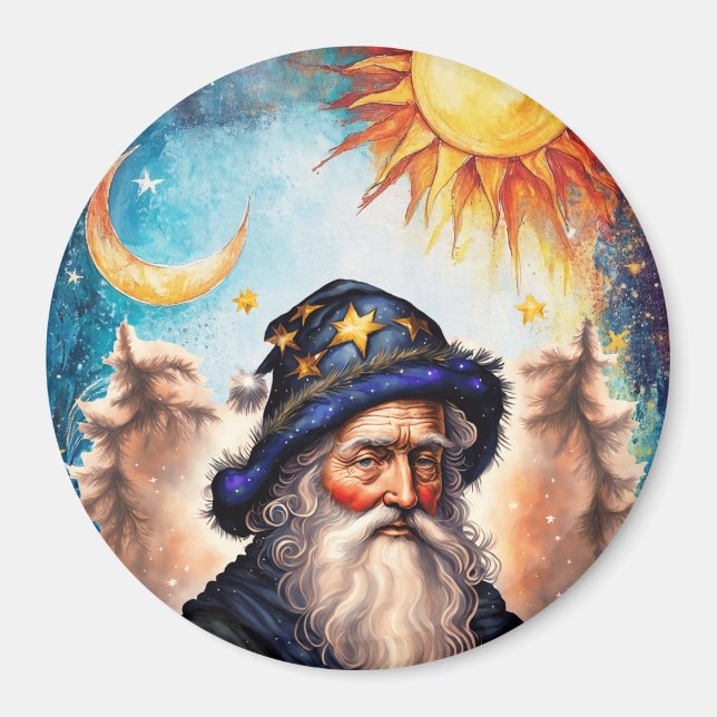 Imán Asistente Celestial Sol y Luna (Frente)